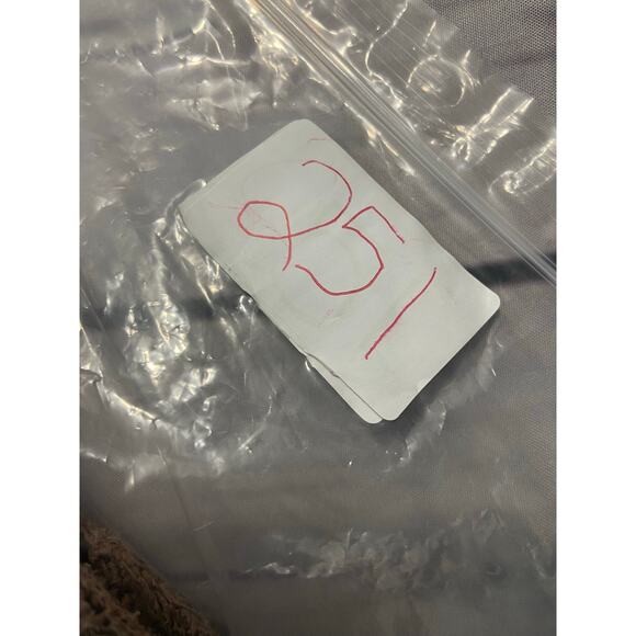 Dressbarn Sweater Women 22/24 Brown Silk Blend Long Sleeve V Neck Stretch - Picture 9 of 10